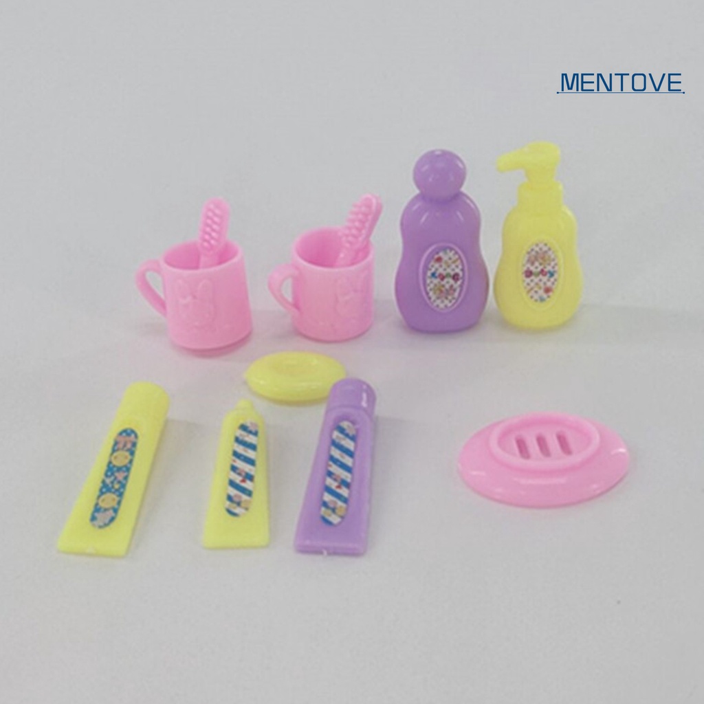 Set 55 Món Đồ Chơi Bằng Nhựa Dễ Thương Xinh Xắn Dành Cho Búp Bê