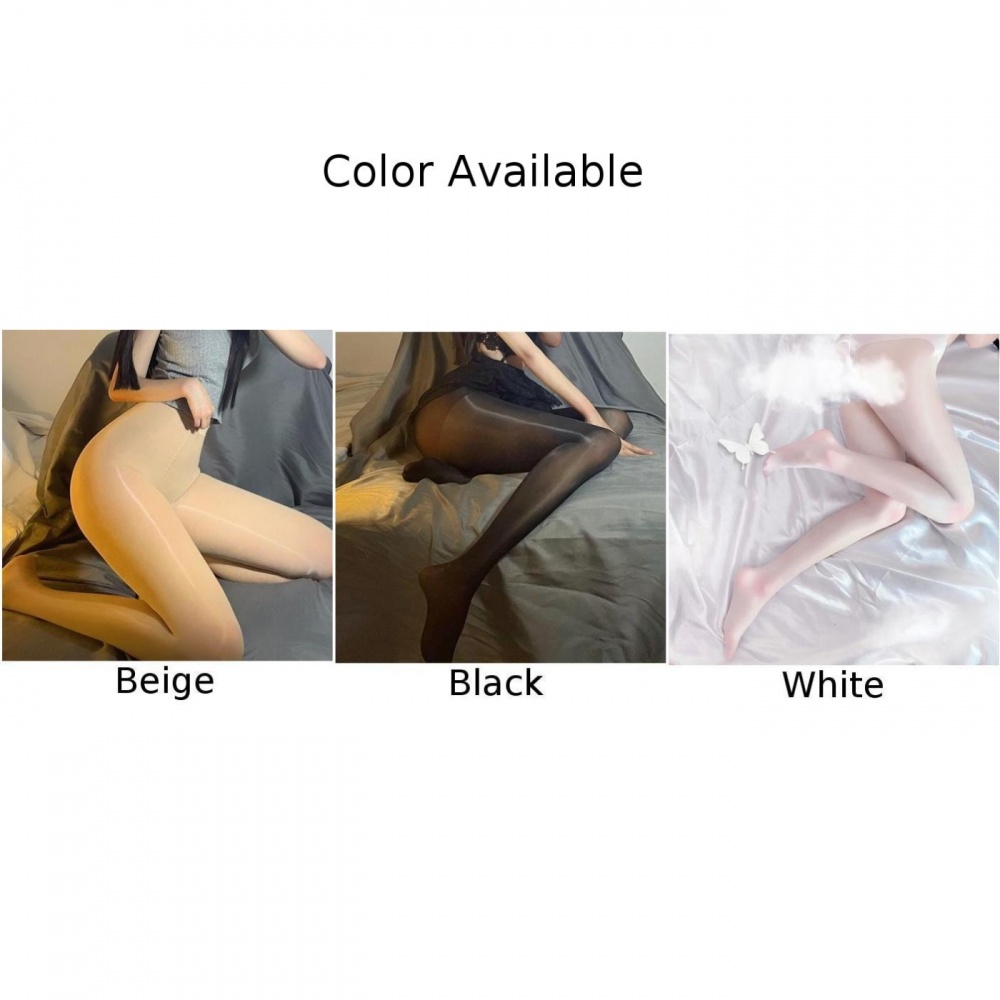 Quần Tất Lưng Cao Một Mảnh Màu Sáng Bóng Cho Phái Nữ