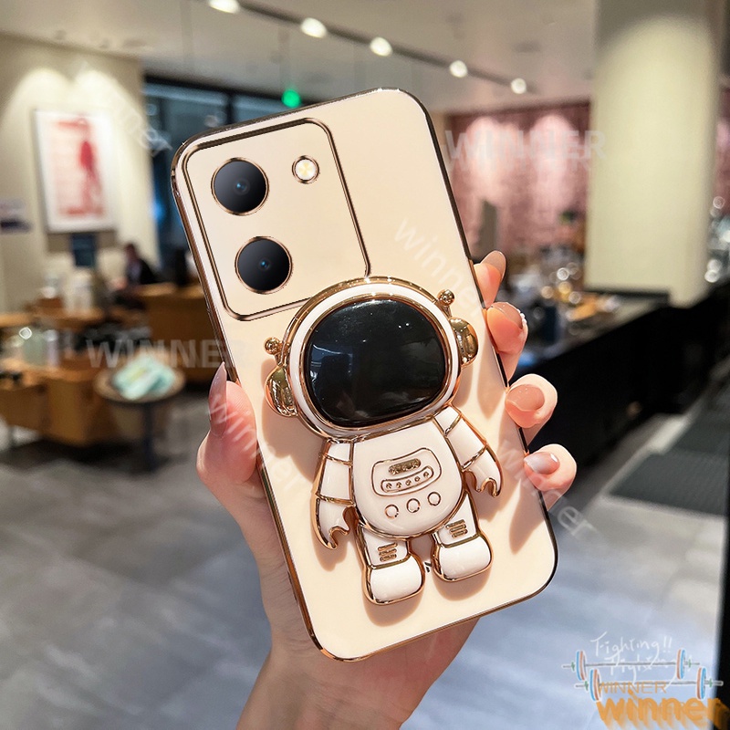Ốp Lưng vivo Y36 Y78 Y35 Y02 Y02A Y02S Y15S Y15A Y01 Y22 Y22S Ốp Điện Thoại In Hình Phi Hành Gia 1 Cho