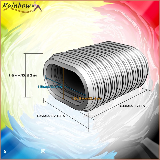 Bộ 10 Vỏ Bọc Tay Cầm Guồng Quay Câu Cá Bằng Silicon Mềm Chống Trượt Họa Tiết Rằn Ri