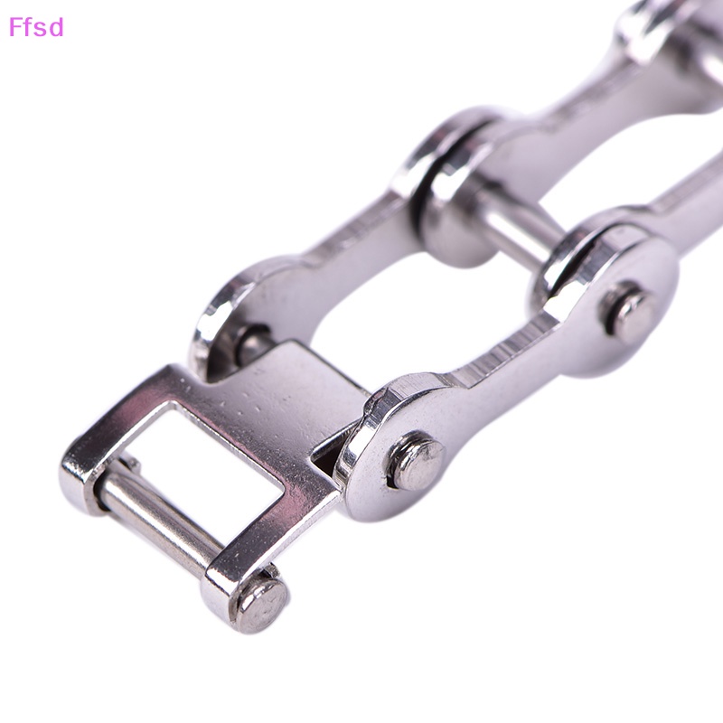 Vòng Tay Dây Xích Bằng Thép Không Gỉ Thời Trang Cho Nam