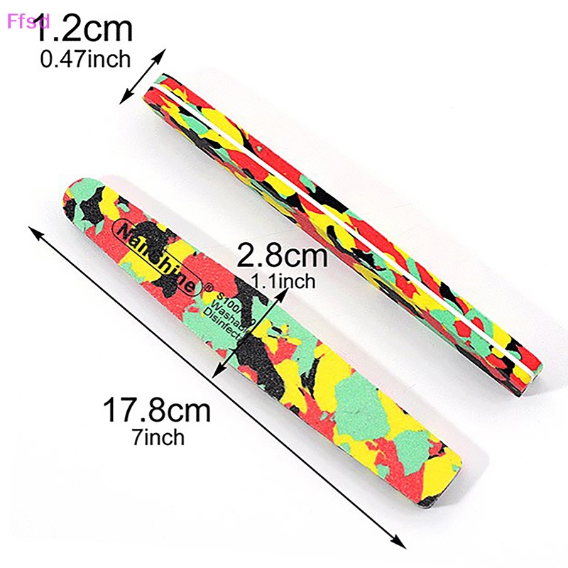 {Ffsd} Set 5 Miếng Bọt Biển Dũa Móng Acrylic * Bán Chạy