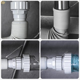 【VARSTR】Drain Pipe Arbitrary Bending Elastic Material Kitchen Hose Sink Deodorant