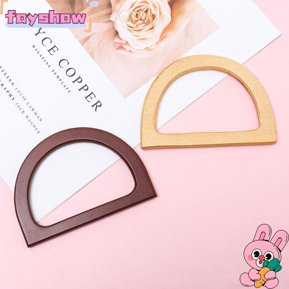 Dây Đeo Túi Xách Hình Chữ O / D Tay Cầm Gỗ Tự Nhiên