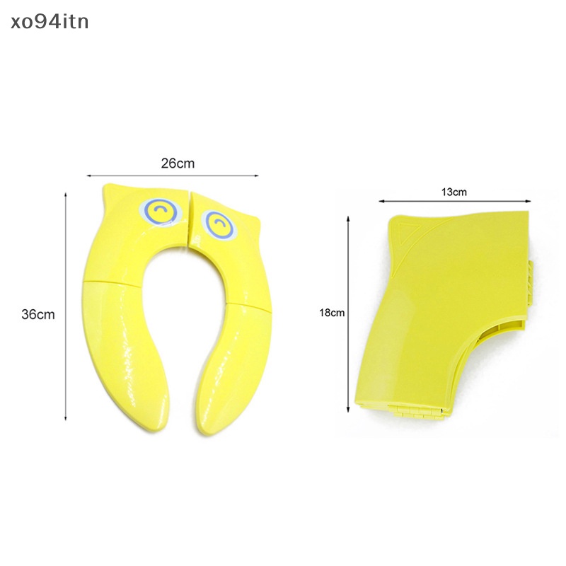 Đệm Lót Bồn Cầu Di Động Họa Tiết Hoạt Hình Nhiều Màu Sắc Cho Bé