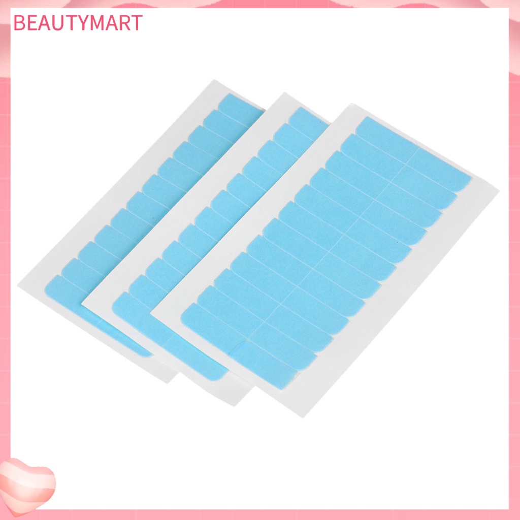 Bộ 5 Tấm 60 Miếng Dán Tóc Giả Mềm Mại Thoáng Khí Không Để Lại Dấu Vết