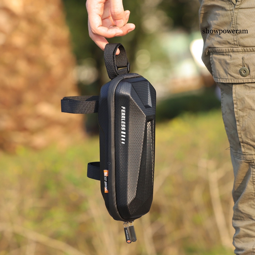 Túi Vỏ Cứng EVA Chống Thấm Nước Dung Tích Lớn 1.5L Gắn Khung Xe Đạp