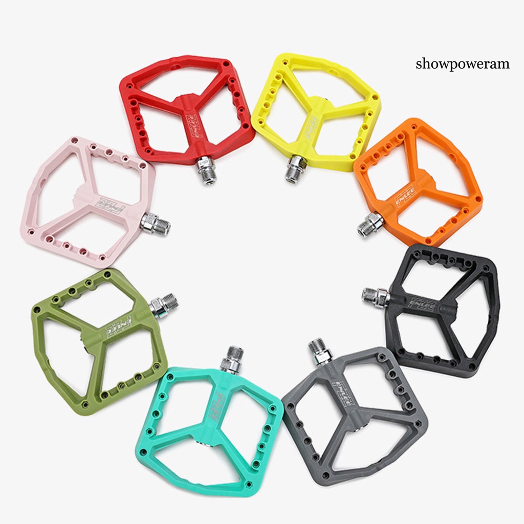 Set 1 Cặp Phẳng Phẳng Có Vòng Bi Kín Mặt Rộng Thông Dụng Cho Xe Đạp Leo Núi