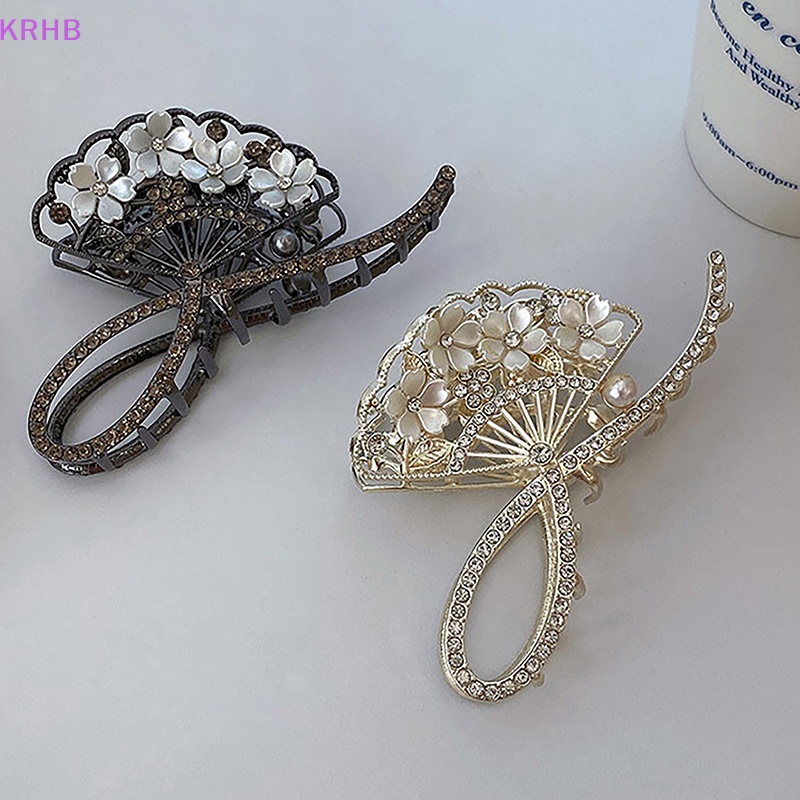 Kẹp Tóc Hình Cá Mập Đính Đá Phong Cách Vintage Dành Cho Nữ Mới