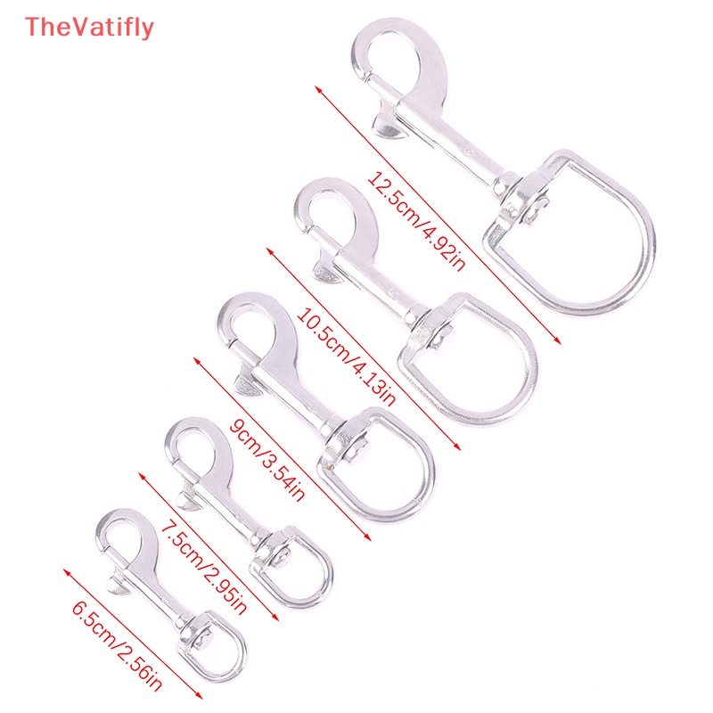 [TheVatifly] Móc Khóa Đơn Bằng Thép Không Gỉ Dạng Xoay