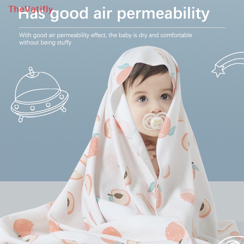 Chăn Quấn Em Bé Bằng Cotton Nguyên Chất 83x83cm In Họa Tiết Dễ Thương Tiện Dụng