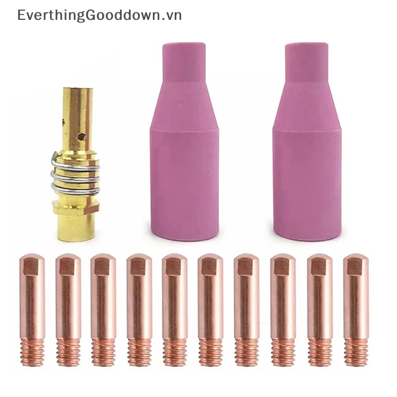 Bộ 13 Đầu Khò Gas 0.8 / 1.0 / 1.2mm Cho Máy Hàn 15AK MIG