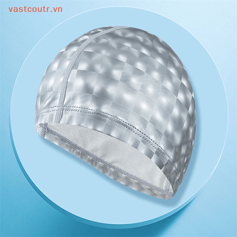 Mũ Bơi Bằng Da PU Chống Nước Bảo Vệ Tai Cho Người Lớn