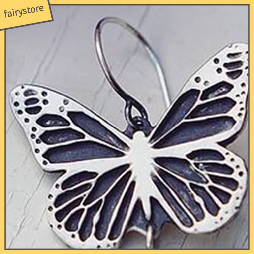 1 Đôi Bông Tai Hình Học Đính Đá Ngọc Lam Nhân Tạo Phong Cách Boho Thời Trang Cho Nữ