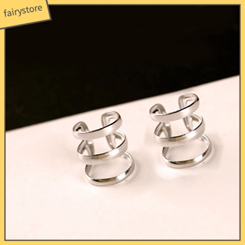 Khuyên Kẹp Vành Tai Hình Chữ U Phong Cách Punk Cá Tính Cho Nữ