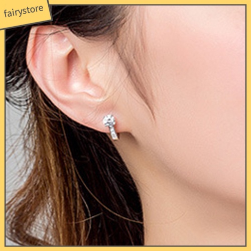 Bông Tai Mạ BạC ĐíNh Đá ThờI Trang