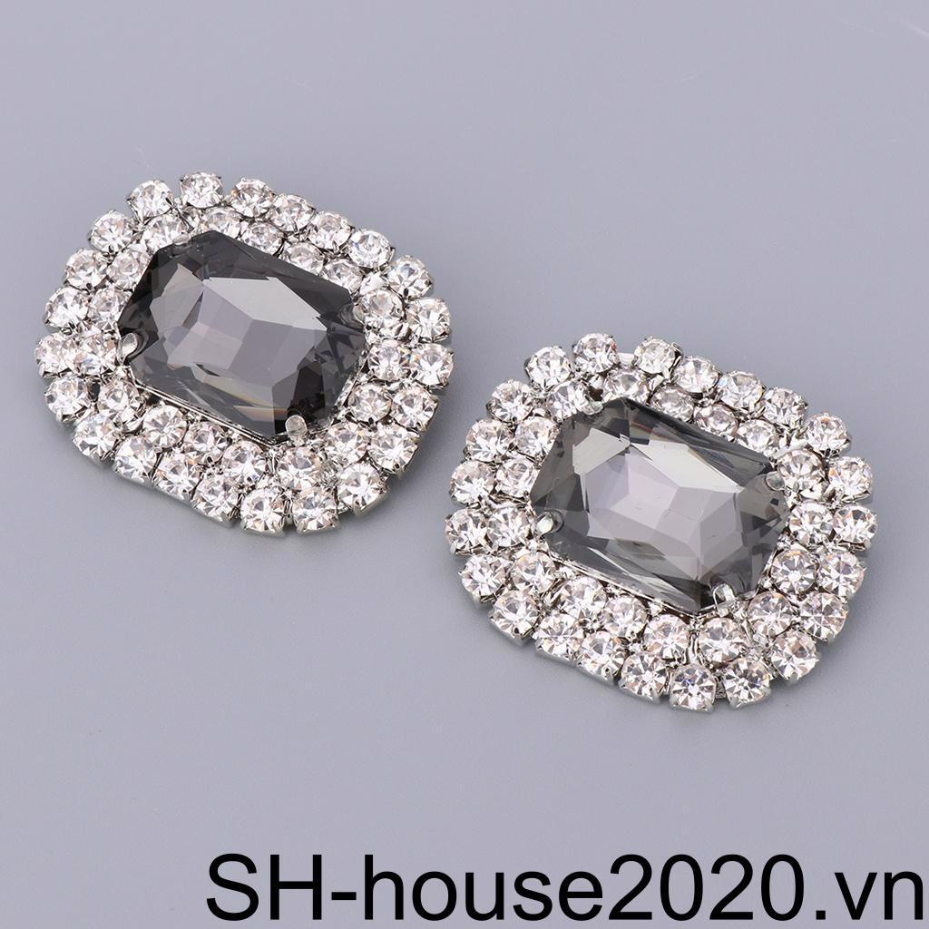 Kẹp Đính Đá Trang Trí Giày Cho Cô Dâu