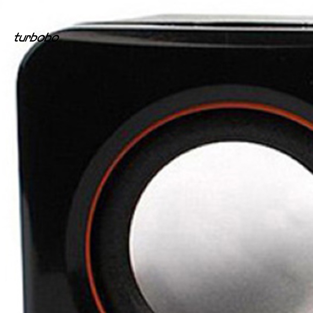 Loa turbobo Mini Hình Vuông Có Dây USB Dành Cho Đi Du Lịch