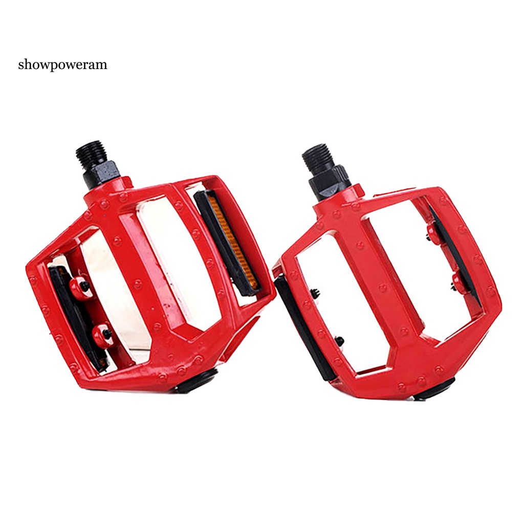 1 Cặp Bàn Đạp Hợp Kim Nhôm Chống Trượt Kèm Dải Phản Quang Cho Xe Đạp