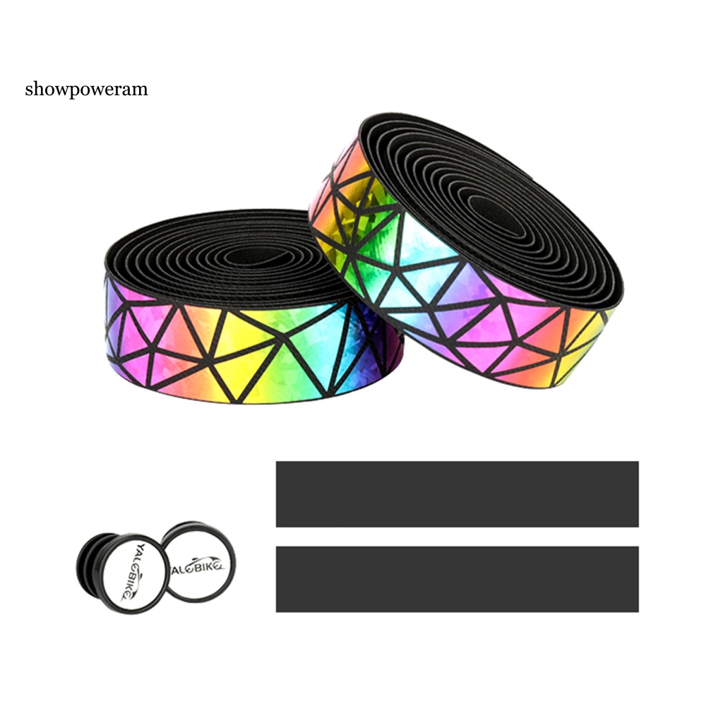 Dây Quấn Tay Lái Xe Đạp Leo Núi Bằng Xốp EVA Giả Da Họa Tiết Tam Giác Chống Sốc