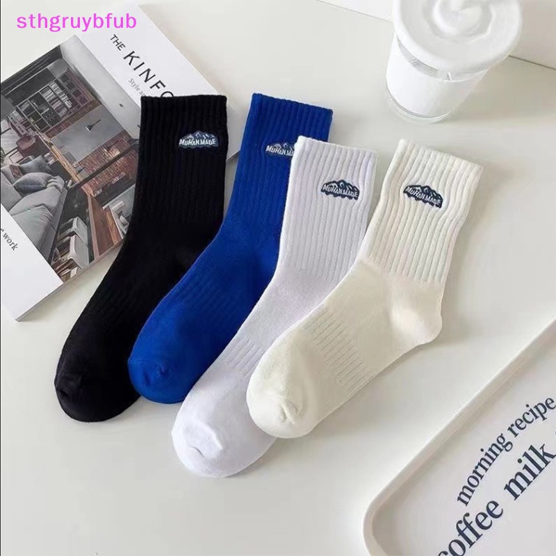 Sthb Mới Vớ Len Cotton Dày Dặn Thêu Họa Tiết Núi Tuyết Đơn Giản Thanh Lịch Cho Nam Và Nữ Vào Mùa Đông VN