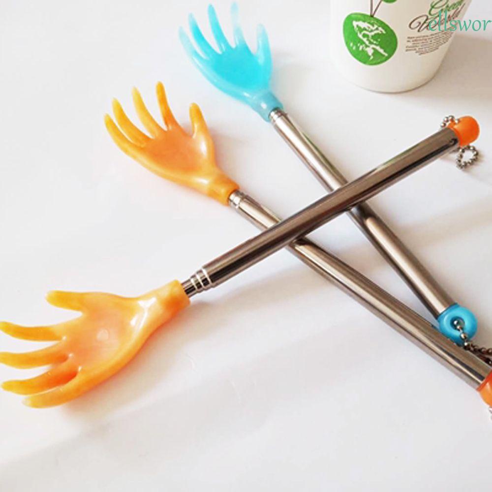 Elsworth Gậy Gãi Lưng Chăm Sóc Sức Khỏe Bằng Hợp Kim Nhôm Năm Ngón Màu Vàng Xanh Dương