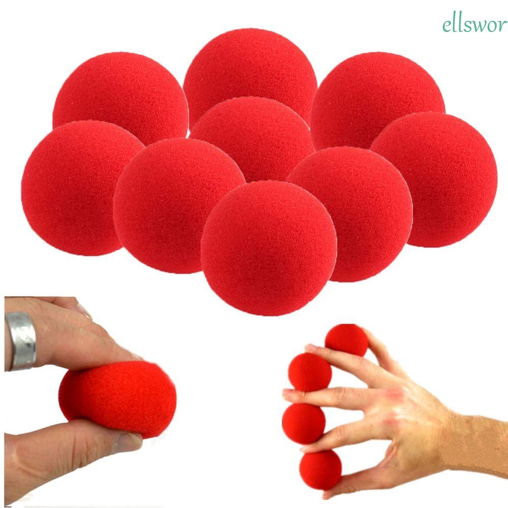 Set 10 Bông Xốp Tròn 2.5cm / 3.5cm / 4.5cm Làm Ảo Thuật