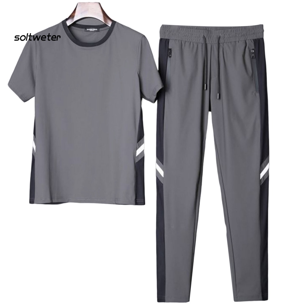 1 Bộ Đồ Thể Thao Dây Rút Mau Khô Nhiều Màu Sắc Thời Trang Mùa Hè Dành Cho Nam