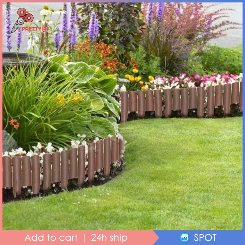 [Prettyia1] Set 5 Khung Viền Khu Vườn / Hoa Trang Trí Tiểu Cảnh