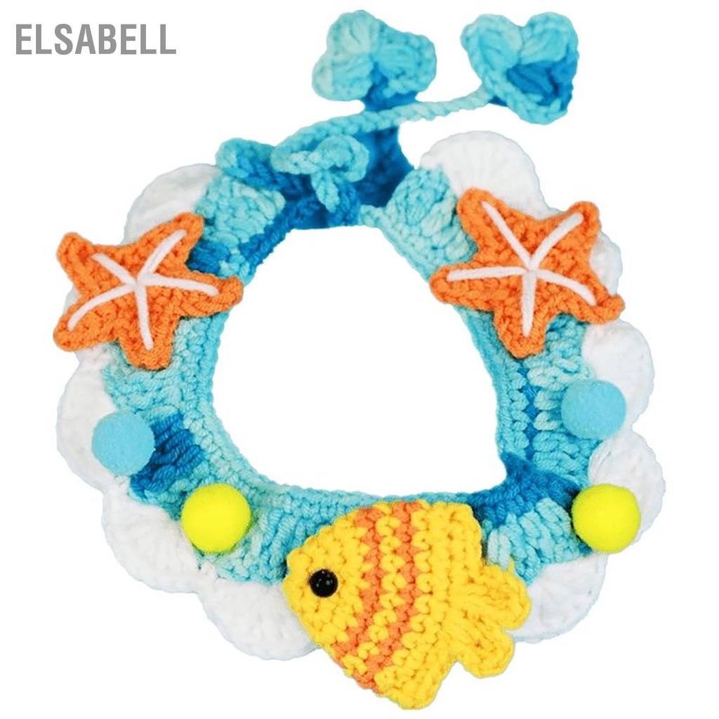 Elsabell Dệt Kim Cổ Thú Cưng Tay Thoáng Khí Thoải Mái Thời Trang Yếm Mèo Có Dây Thể Điều Chỉnh Cho Chó