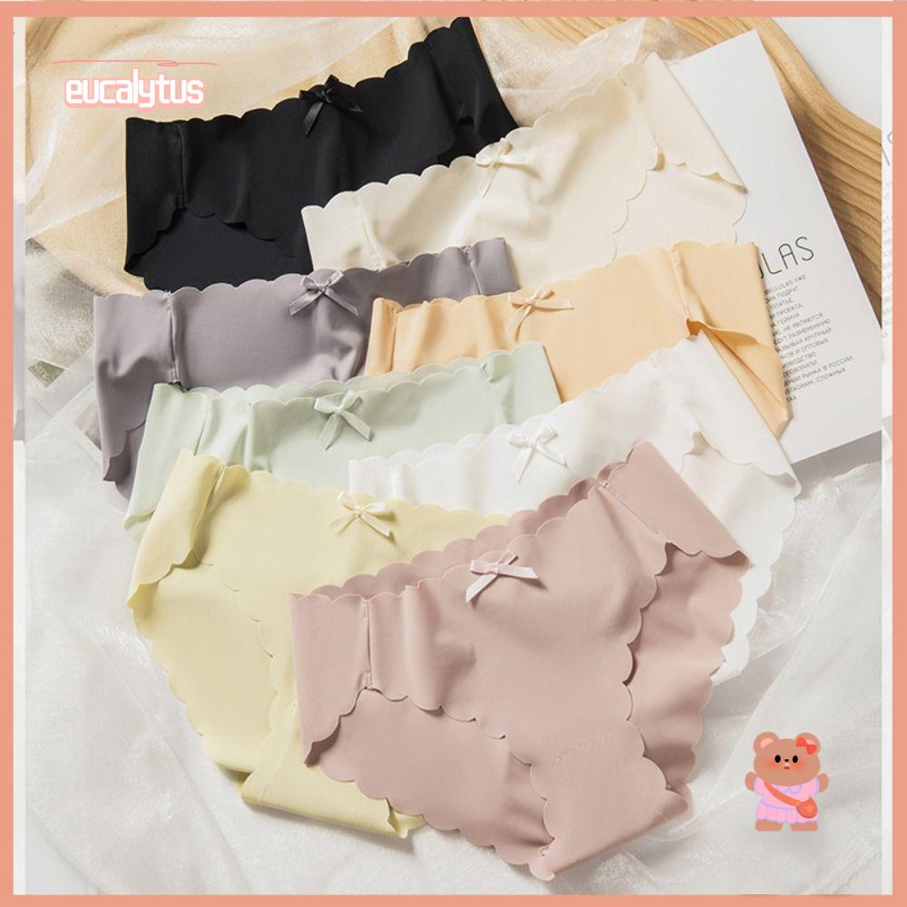 Quần Lót Lụa Lưng Vừa Thoáng Khí Thời Trang Cho Nữ