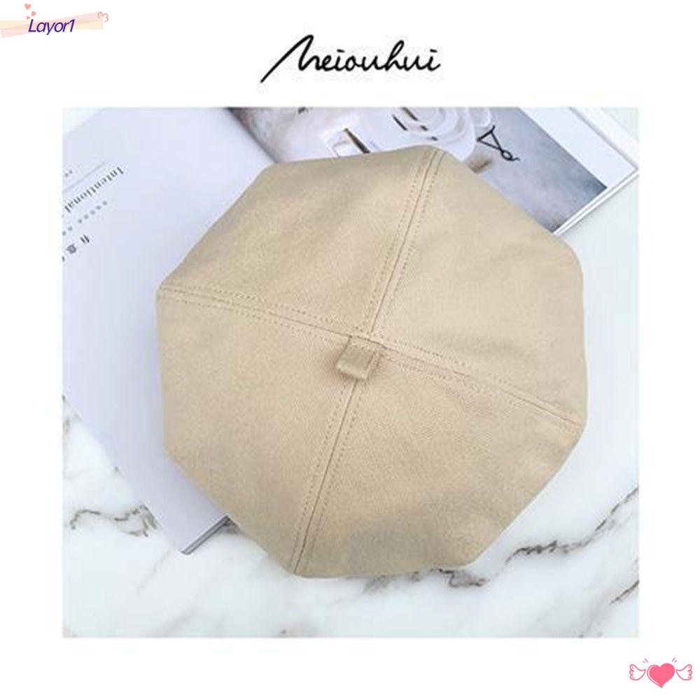 Layor1 Mũ Nồi Baggy Có Thể Điều Chỉnh Giữ Ấm Mùa Thu Đông Cho Nữ