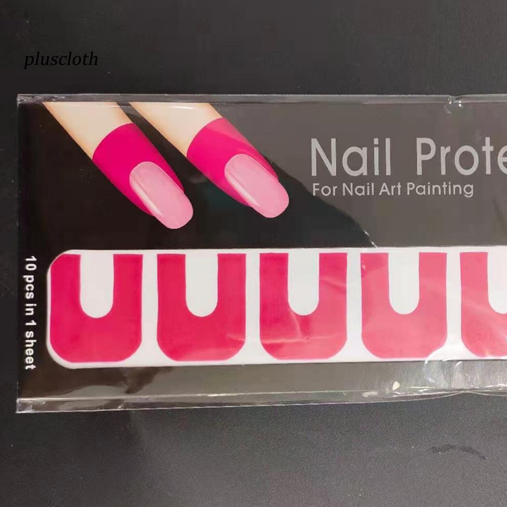 Cuộn Băng Keo Dán Móng Hình Chữ U Chống Lem Dùng Một Lần