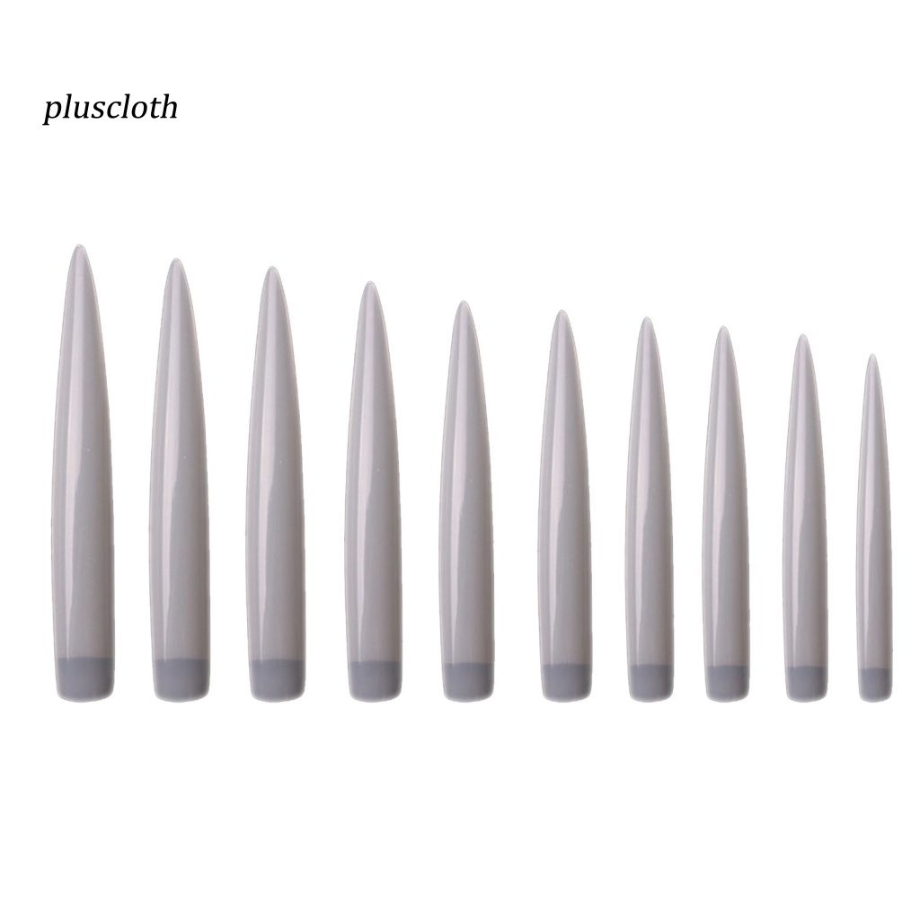 Set 10 Phụ Kiện Trang Trí Móng Tay Siêu Dài Hình Chữ V