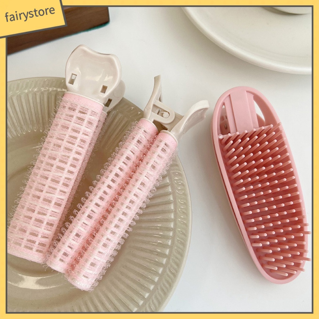 [FRO] Kẹp Tóc Xoăn Bằng Nhựa Hiệu Quả Cao Không Dùng Nhiệt Chống Rơi DIY Dành Cho Nữ