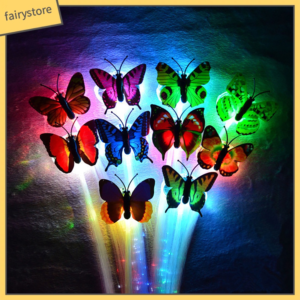 Kẹp Tóc Bướm Có Đèn LED Phát Sáng Độc Đáo