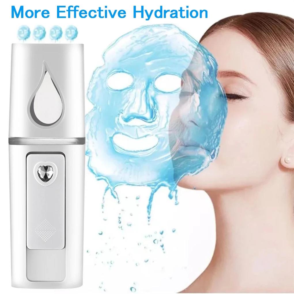 máy phun sương h2o humidifier Máy Phun Sương Tạo Độ Ẩm Mini Cầm Tay Tiện Lợi Cho Du Lịch