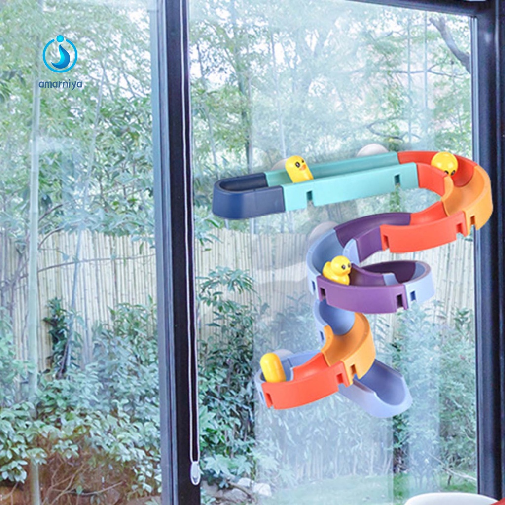 1 Hộp Đồ Chơi Xếp Hình Đường Ray Nước Nhiều Màu Phát Triển Trí Tuệ Cho Bé