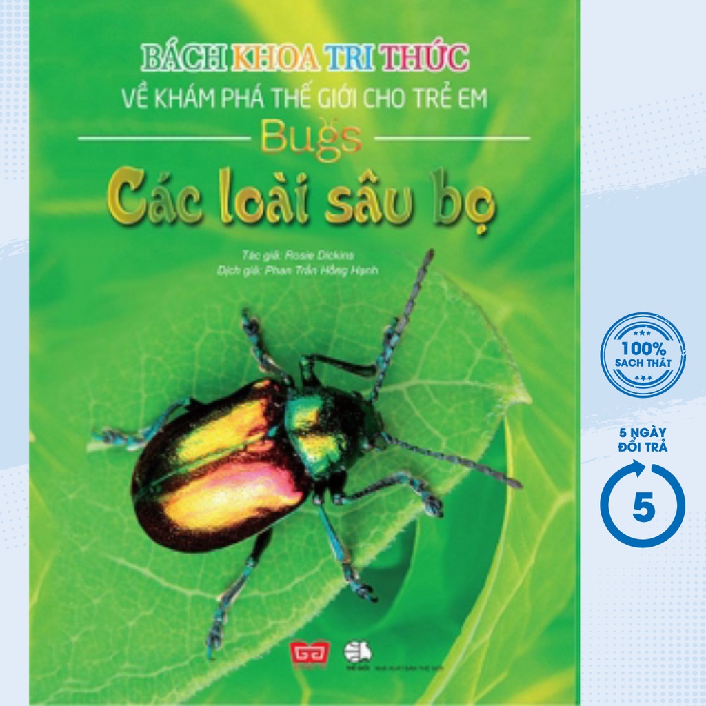 Sách - Bách Khoa Tri Thức Về Khám Phá Thế Giới Cho Trẻ Em - Các Loài Sâu Bọ (Bìa Mềm) - DTI