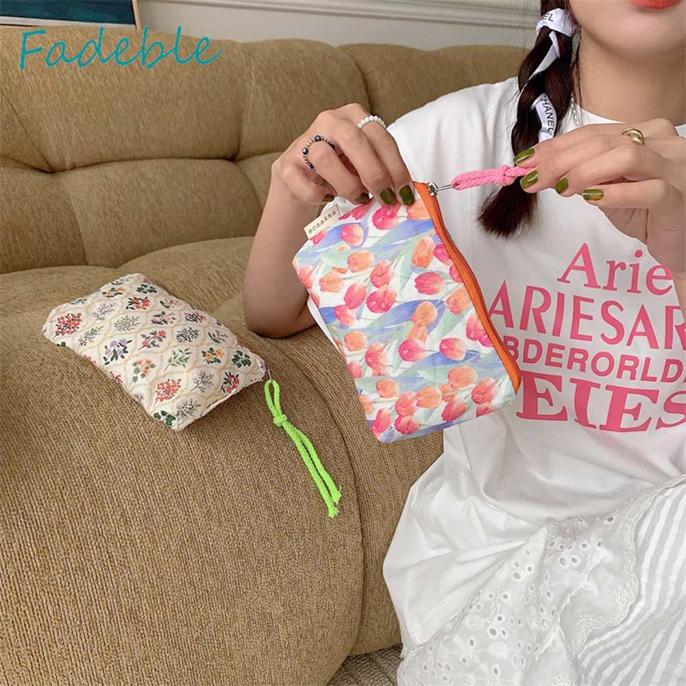 Túi Đựng Mỹ Phẩm Trang Điểm Sức Chứa Lớn Có Dây Buộc Dành Cho Nữ