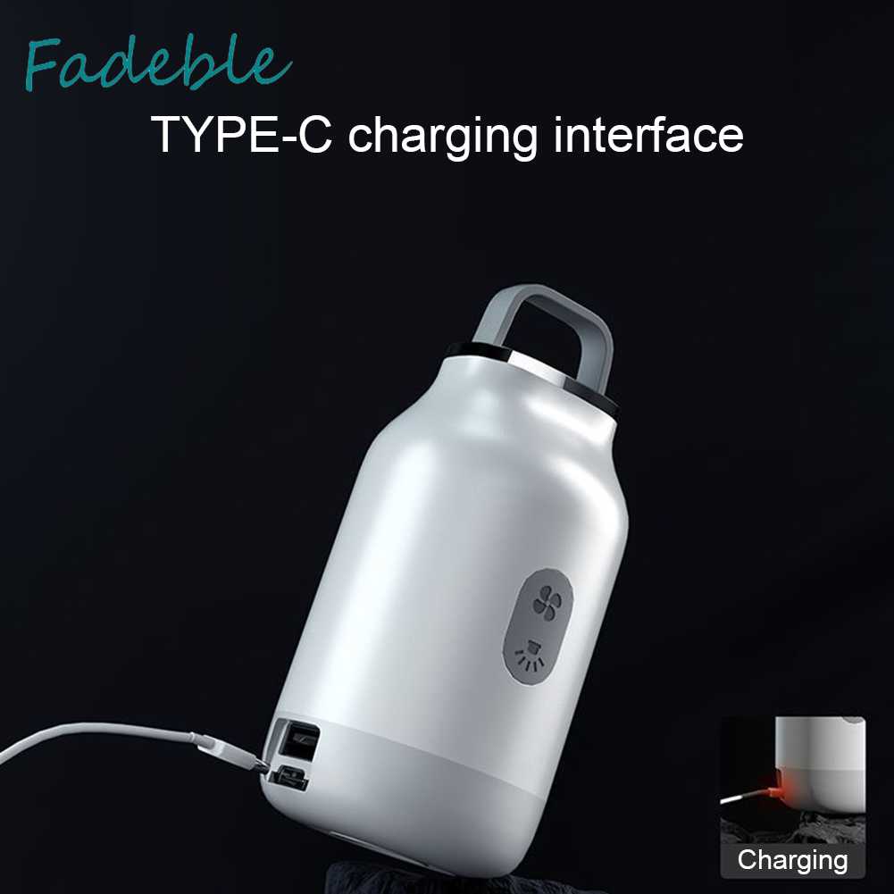 Ống Bơm Hơi 3600mAh Có Đèn Tiện Dụng Khi Đi Cắm Trại