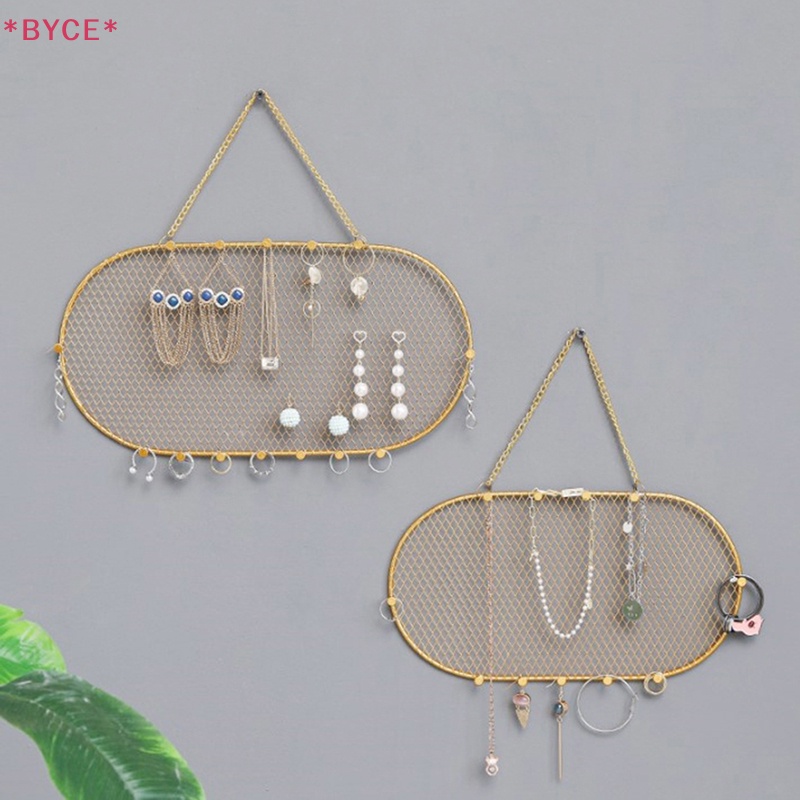 Byce &gt; Giá Sắt Nhẹ Phong Cách Bắc Âu Sang Trọng Trưng Bày Trang Sức Chìa Khóa / Treo Tường Trưng Bày Có Thể Đóng Vào Tường Mới