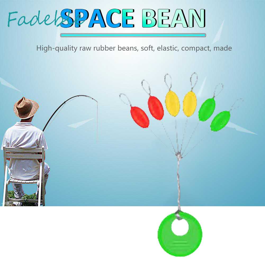 Set 10 / 60 Nút Chặn Dây Câu Hình Trụ Nhiều Màu Sắc