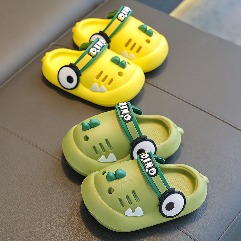 Dép Sandal Khủng Long 3D Đế Mềm Cho Bé Trai