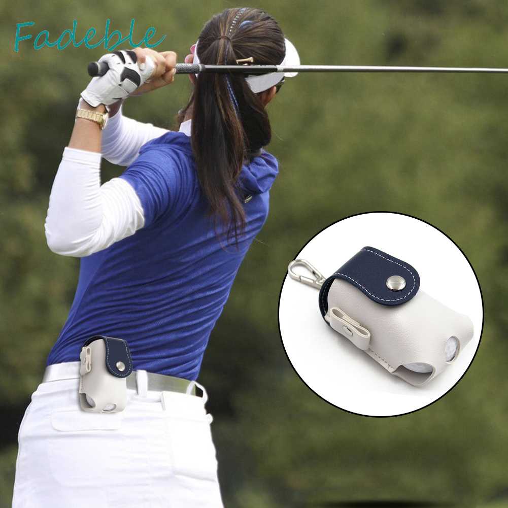 Túi Da Đựng Bóng Golf Đeo Hông Kèm Kẹp Tiện Dụng