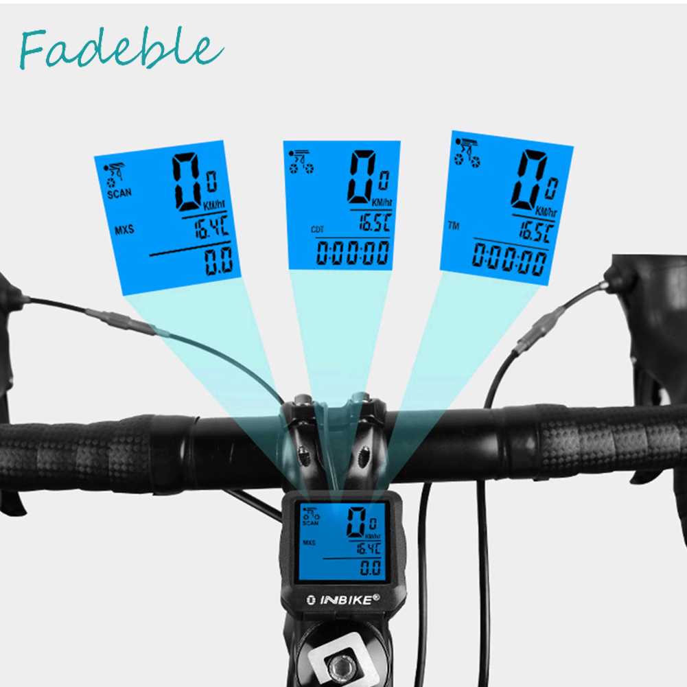 Đồng Hồ Đo Tốc Độ Có Dây Cho Xe Đạp Leo Núi INBIKE