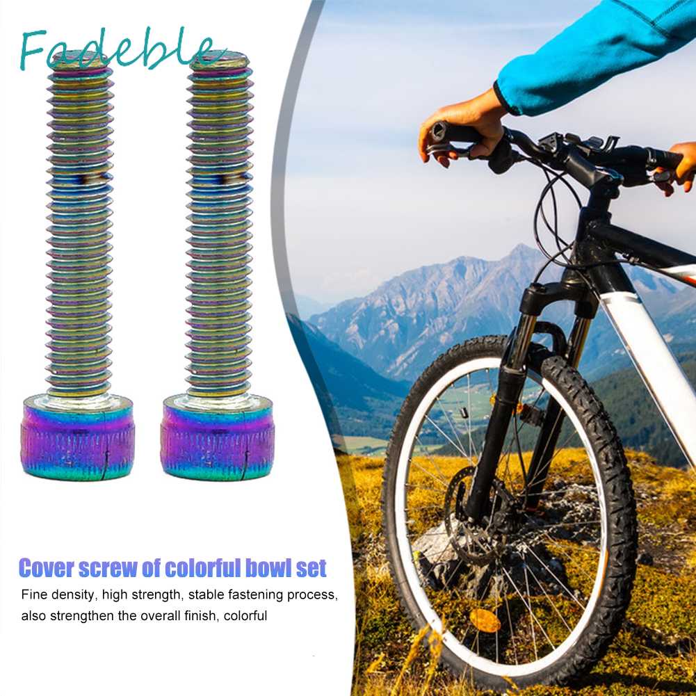 Set 2 Nắp Đậy Ốc Vít M6 30mm Chuyên Dụng Dành Cho Phuộc Trước Xe Đạp