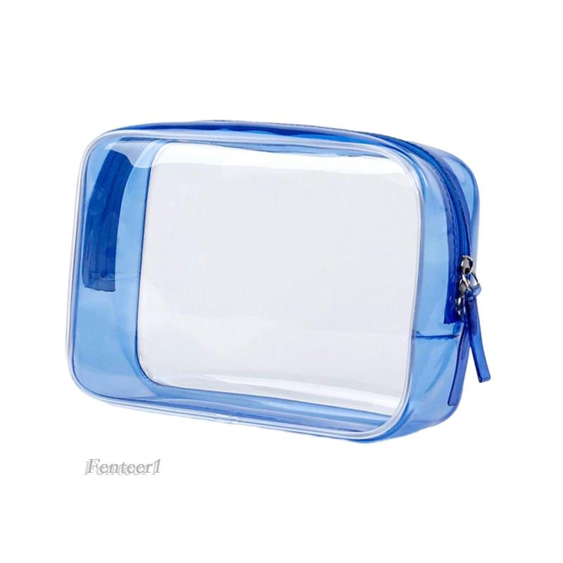 Túi Đựng Mỹ Phẩm Fenteer1 Màu Trong Suốt Tiện Dụng Cho Nữ