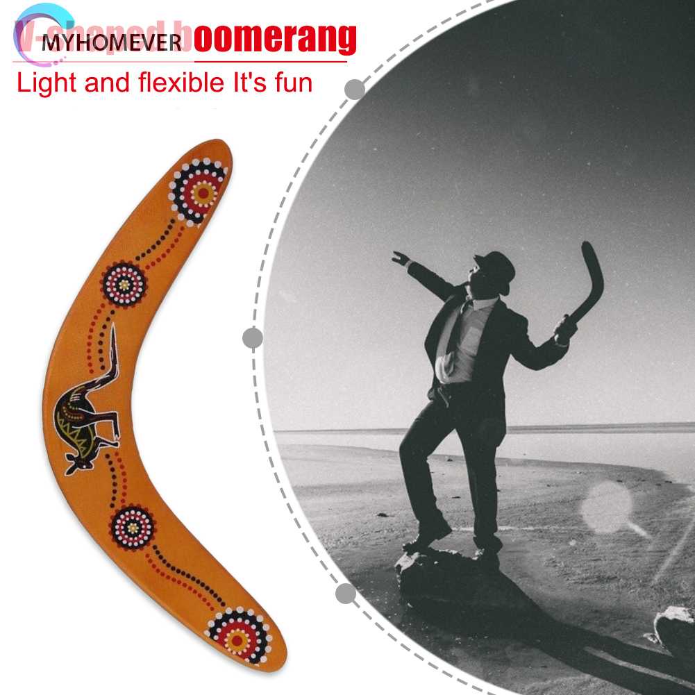 Boomerang Hình Chữ V Bằng Gỗ Cho Hoạt Động Ngoài Trời