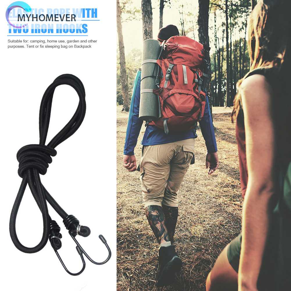 Dây Buộc Lều Co Dãn 1.2m Kèm Móc Tiện Lợi